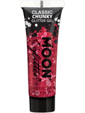 Moon Glitter Classic Chunky Glitter Gel, Red 1