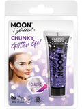 Moon Glitter Classic Chunky Glitter Gel, Lavender 1