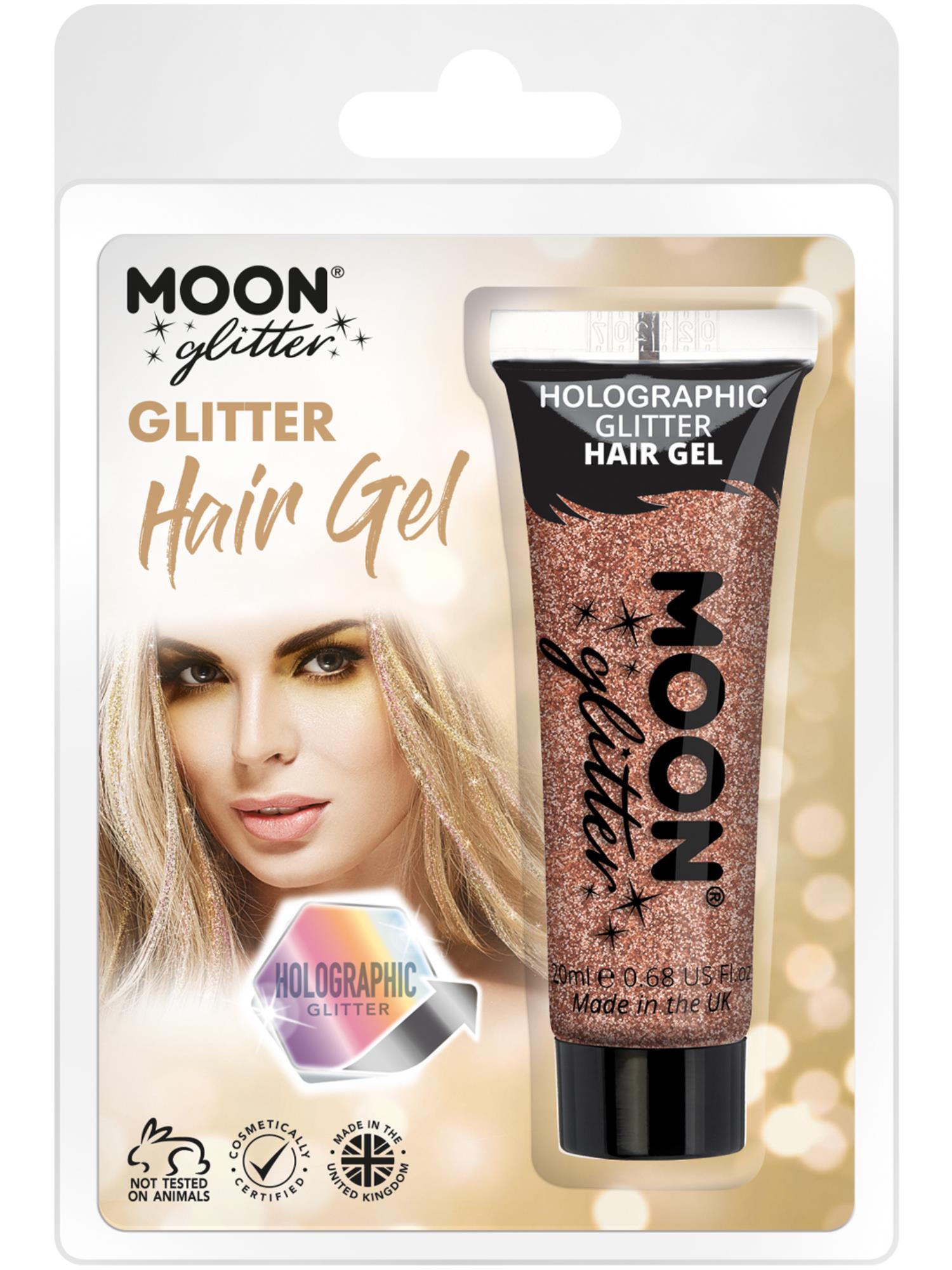 Moon Glitter Holographic Glitter Hair Gel 1