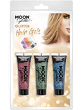 Moon Glitter Holographic Glitter Hair Gel, 1