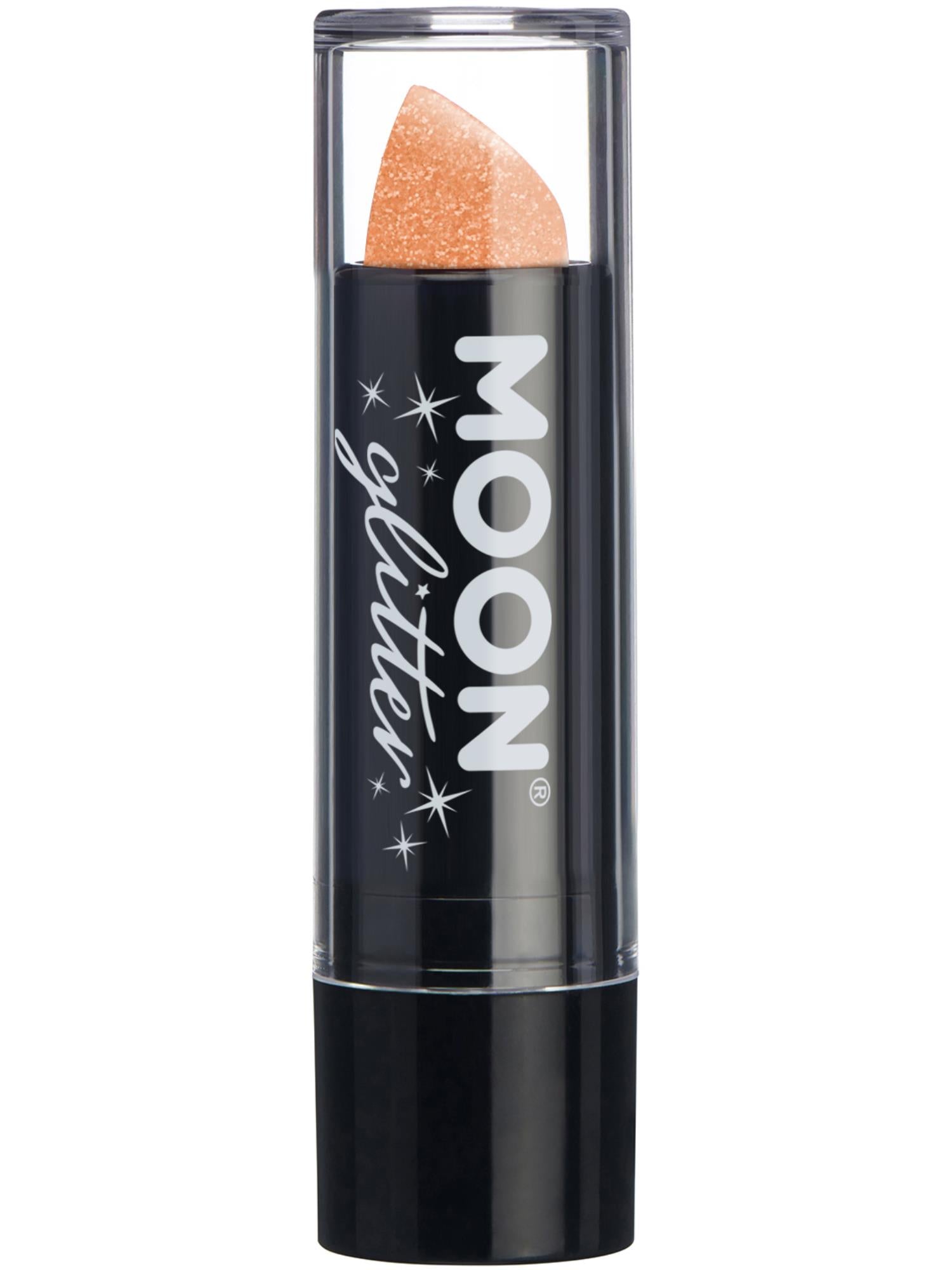 Moon Glitter Iridescent Glitter Lipstick, Orange 1