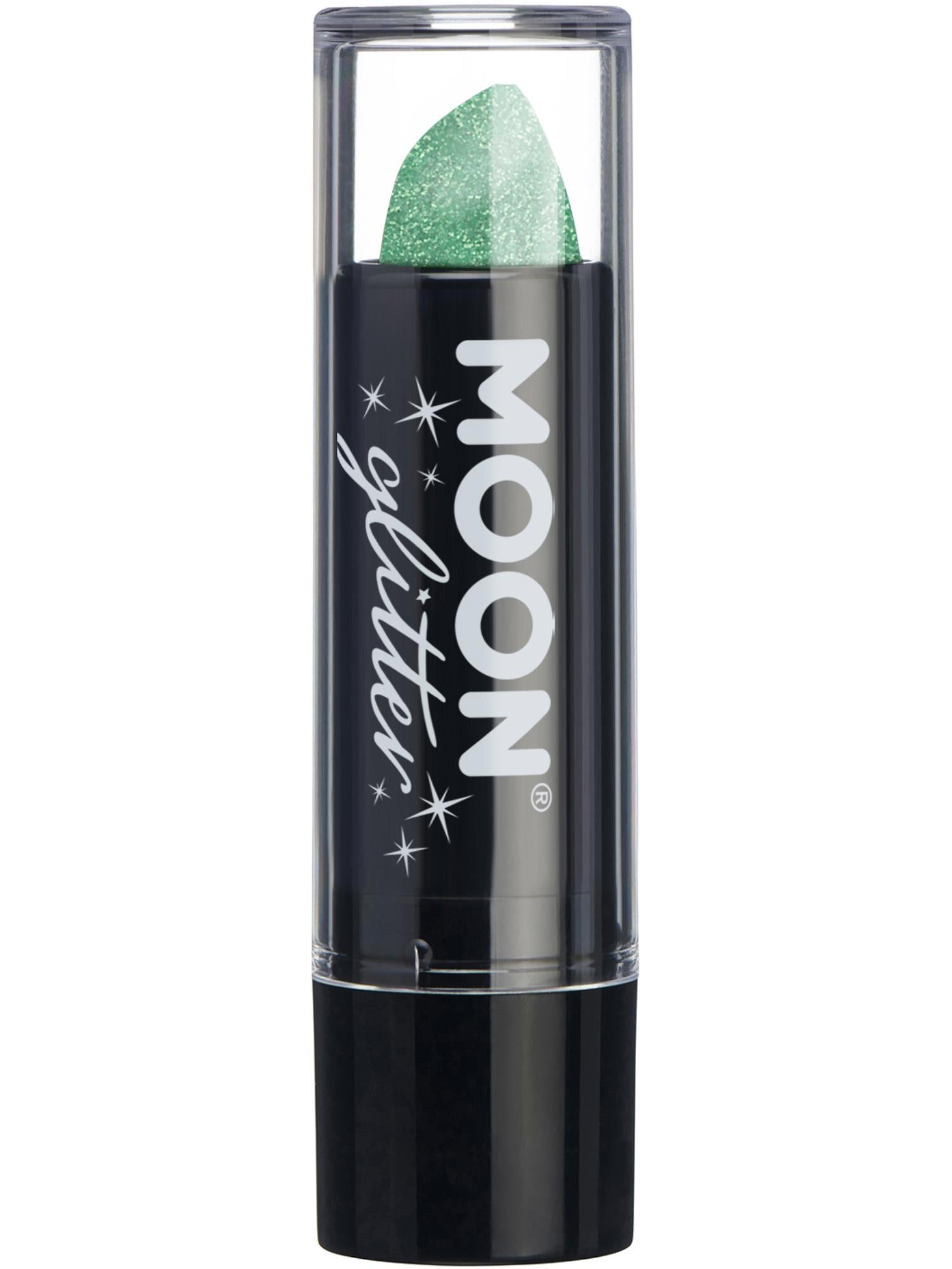 Moon Glitter Iridescent Glitter Lipstick, Green 1