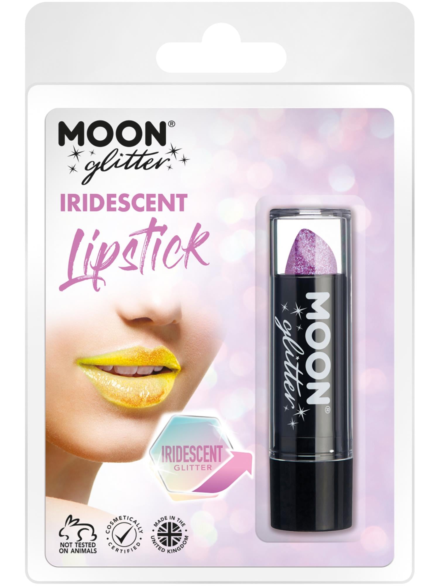Moon Glitter Iridescent Glitter Lipstick, Purple 1
