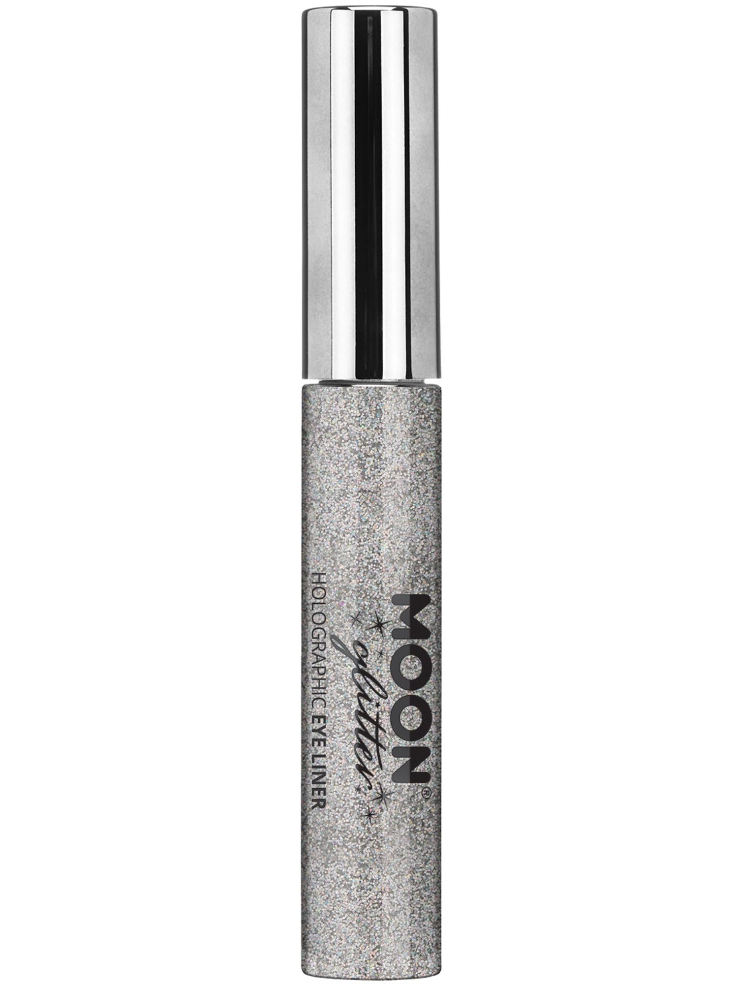 Moon Glitter Holographic Glitter Eye Liner, Silver 1