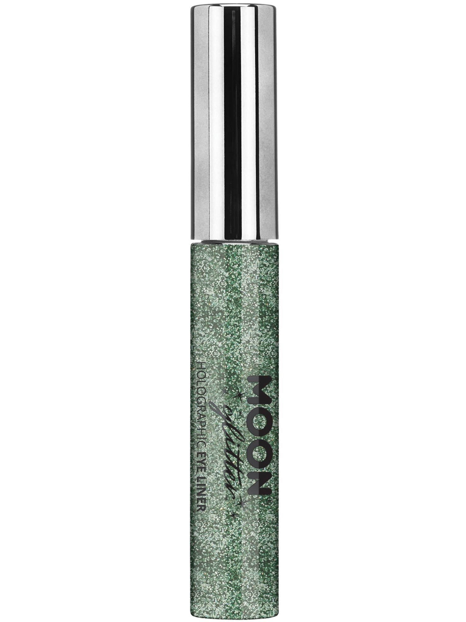Moon Glitter Holographic Glitter Eye Liner, Green 1
