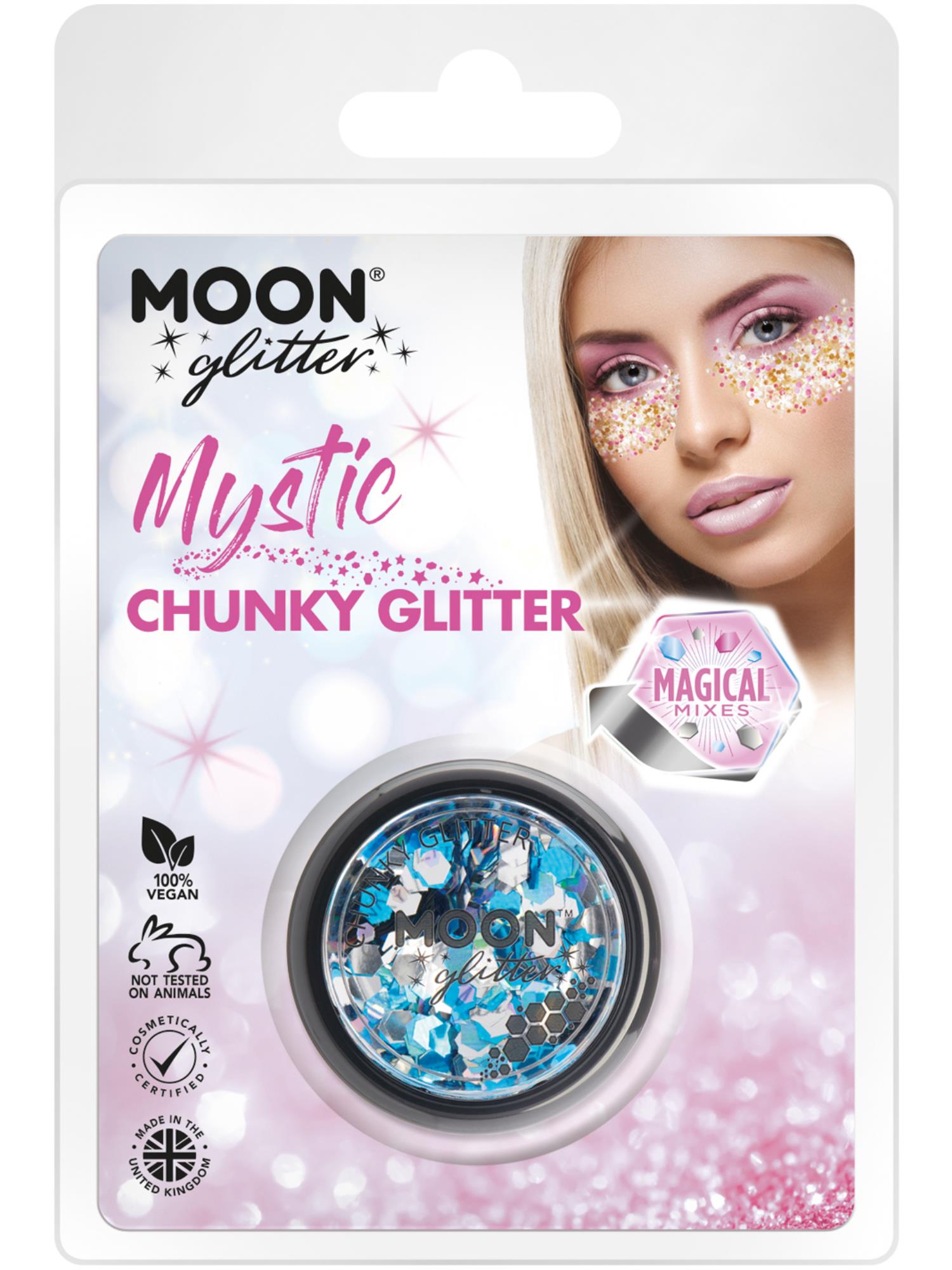 Moon Glitter Mystic Chunky Glitter, Mixed Colours 1