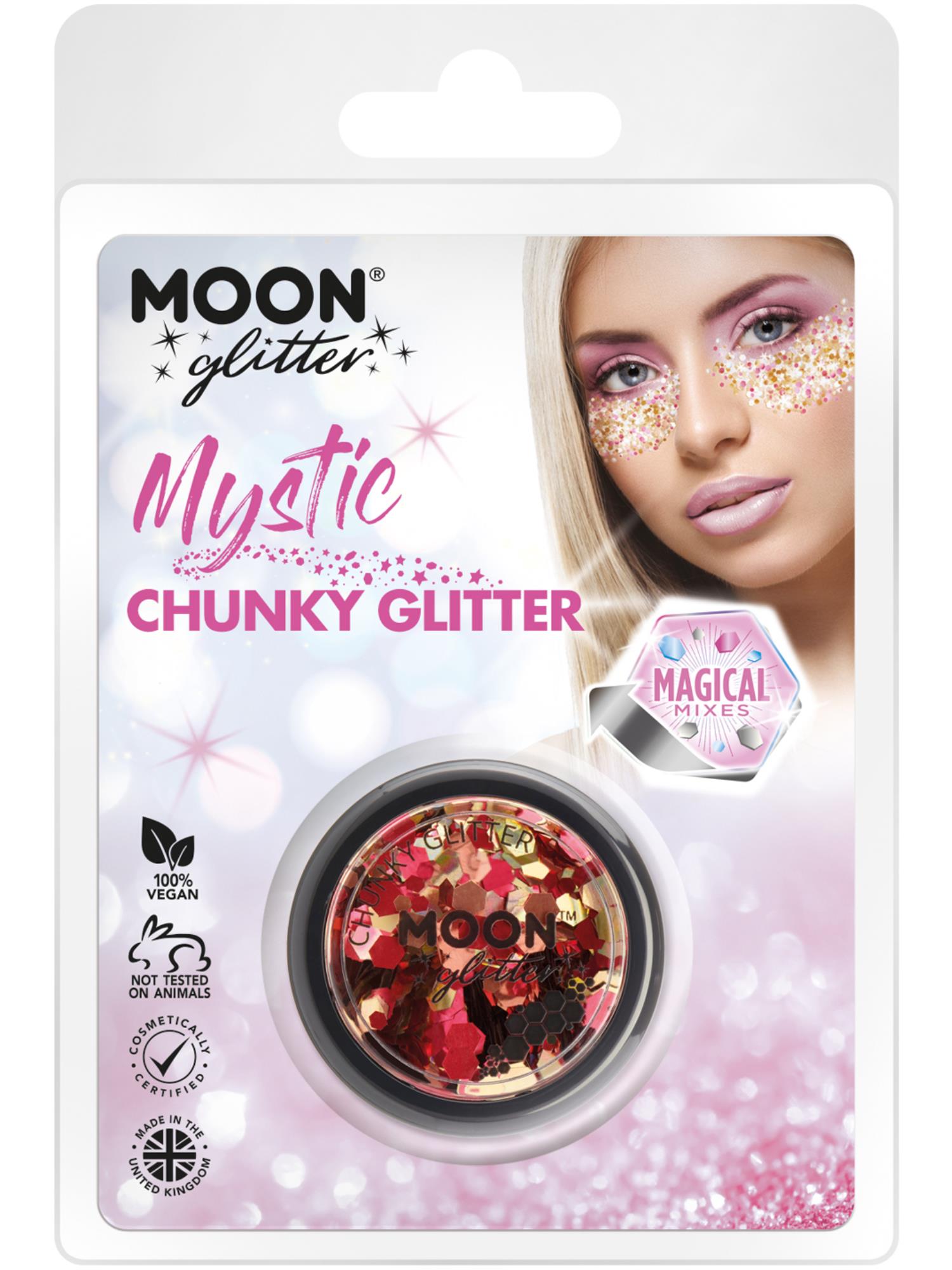 Moon Glitter Mystic Chunky Glitter, Mixed Colours 1