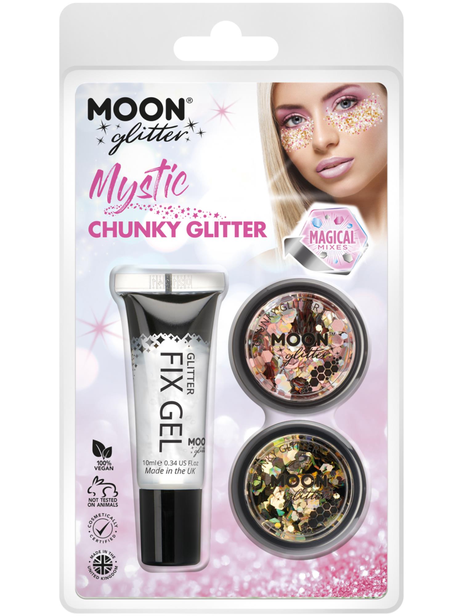 Moon Glitter Mystic Chunky Glitter, Clamshell 1