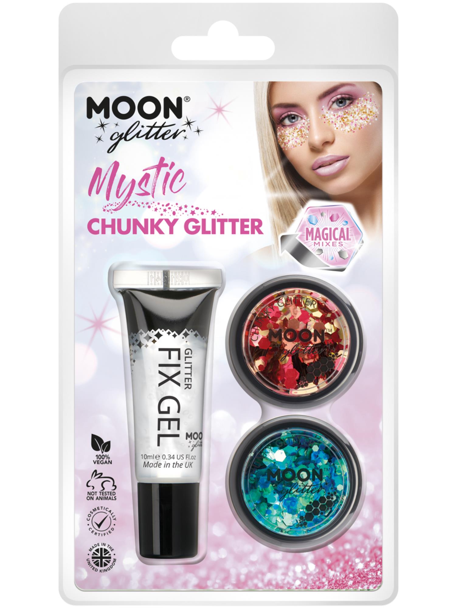 Moon Glitter Mystic Chunky Glitter, Clamshell 1