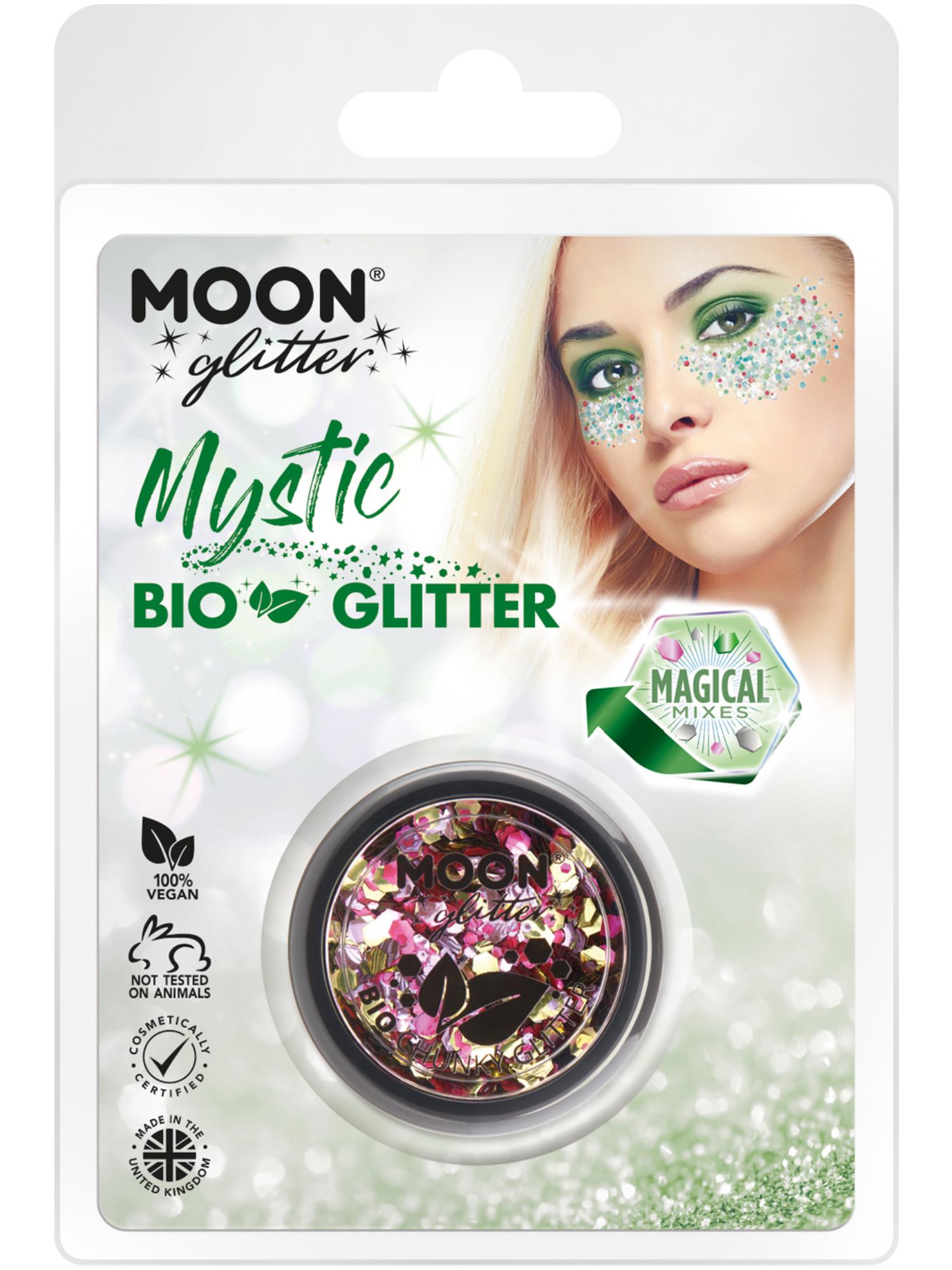 Moon Glitter Mystic Bio Chunky Glitter, Clamshell 1