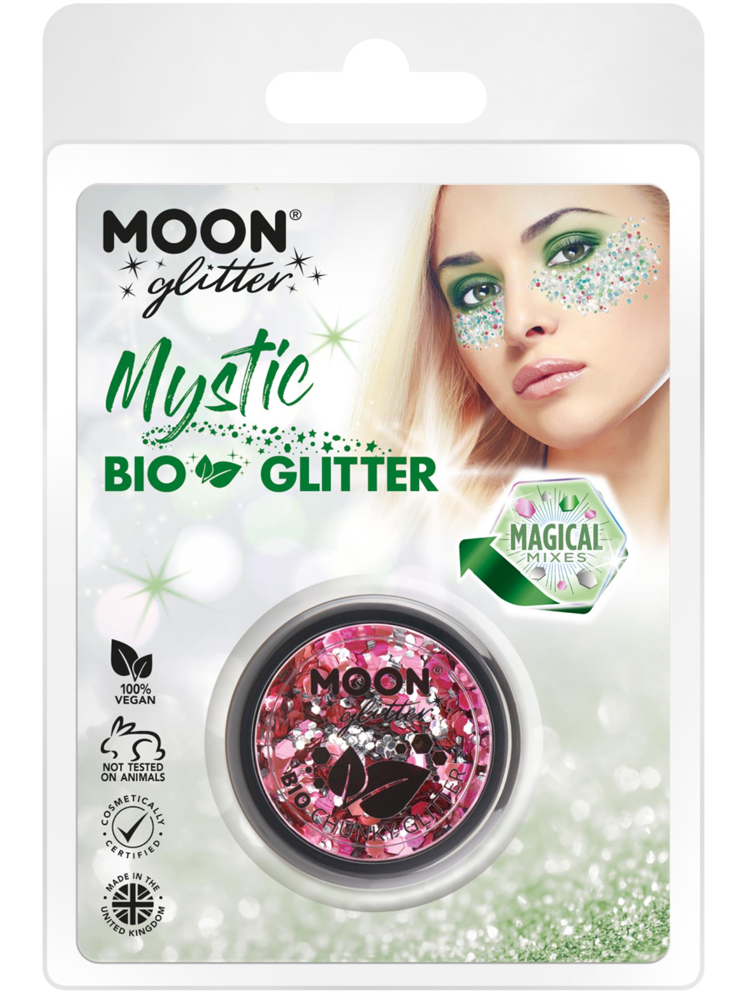 Moon Glitter Mystic Bio Chunky Glitter, Clamshell 1