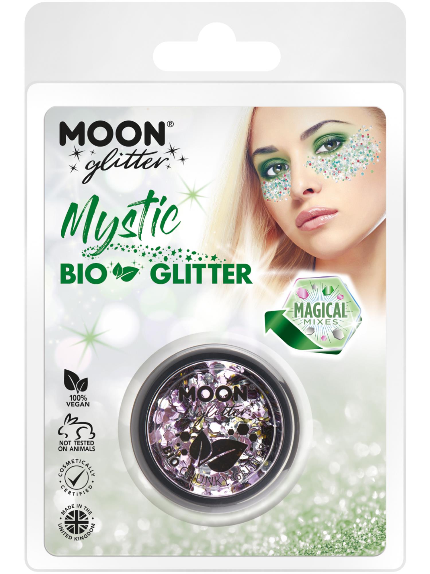 Moon Glitter Mystic Bio Chunky Glitter, Clamshell 1