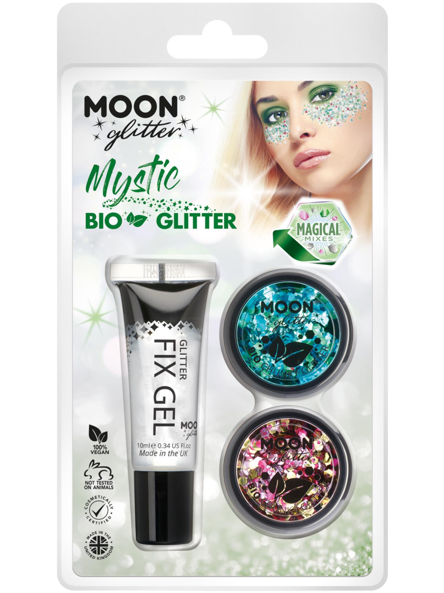 Moon Glitter Mystic Bio Chunky Glitter, Clamshell 1