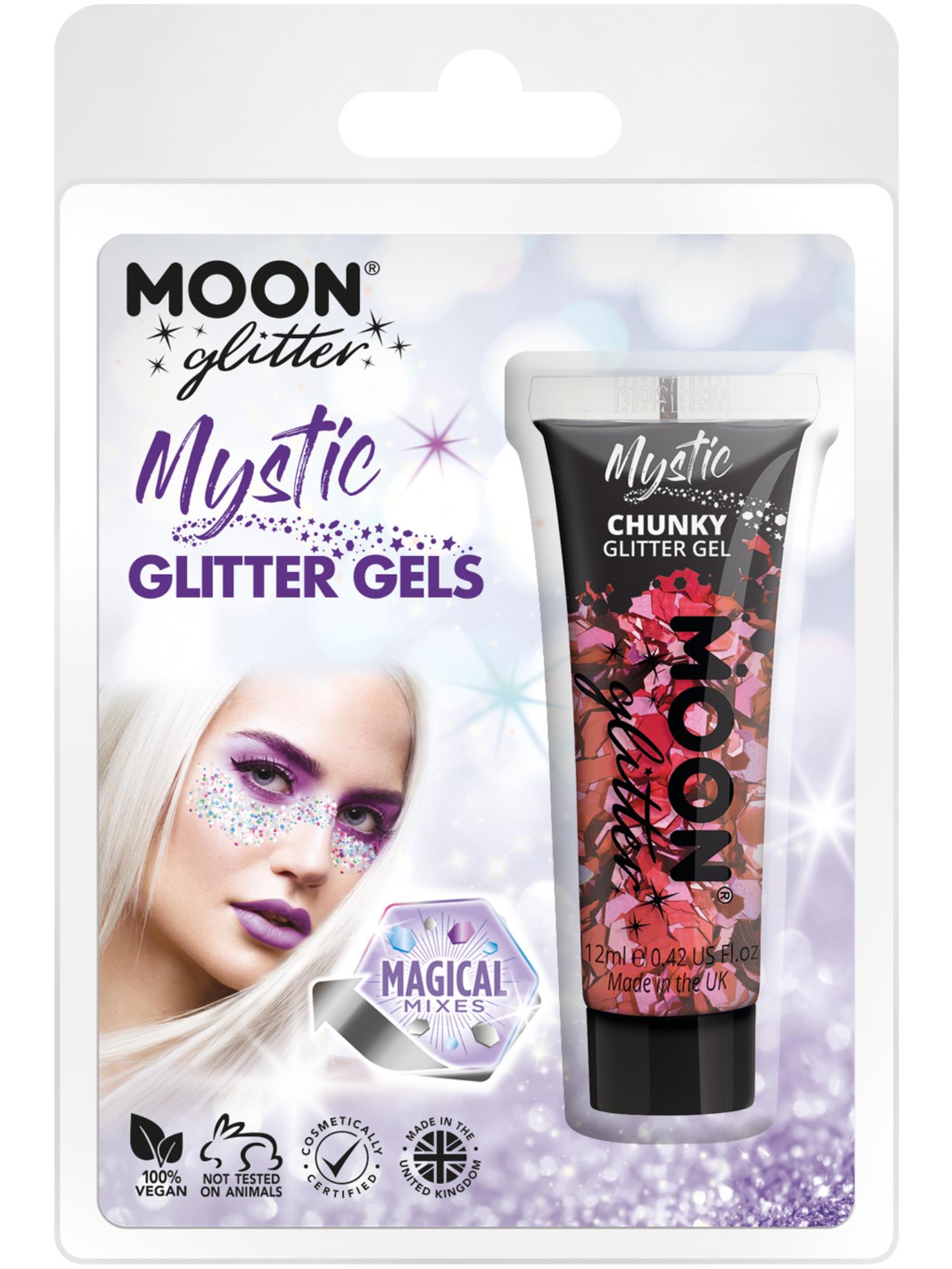 Moon Glitter Mystic Chunky Glitter Gel, Clamshell 1