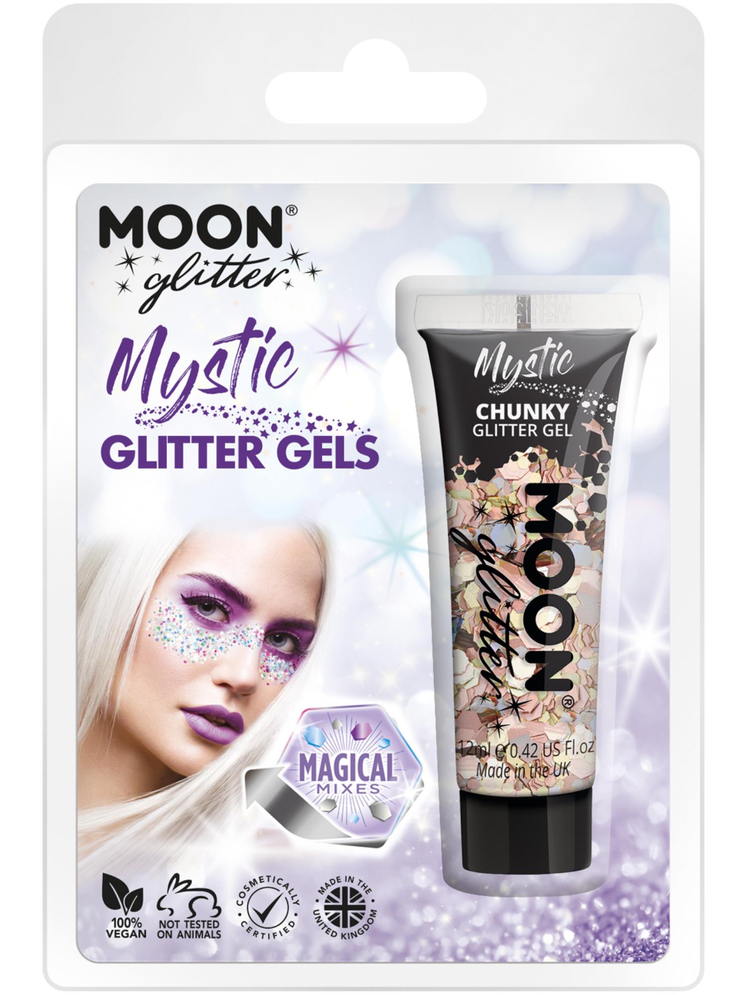 Moon Glitter Mystic Chunky Glitter Gel, Clamshell 1