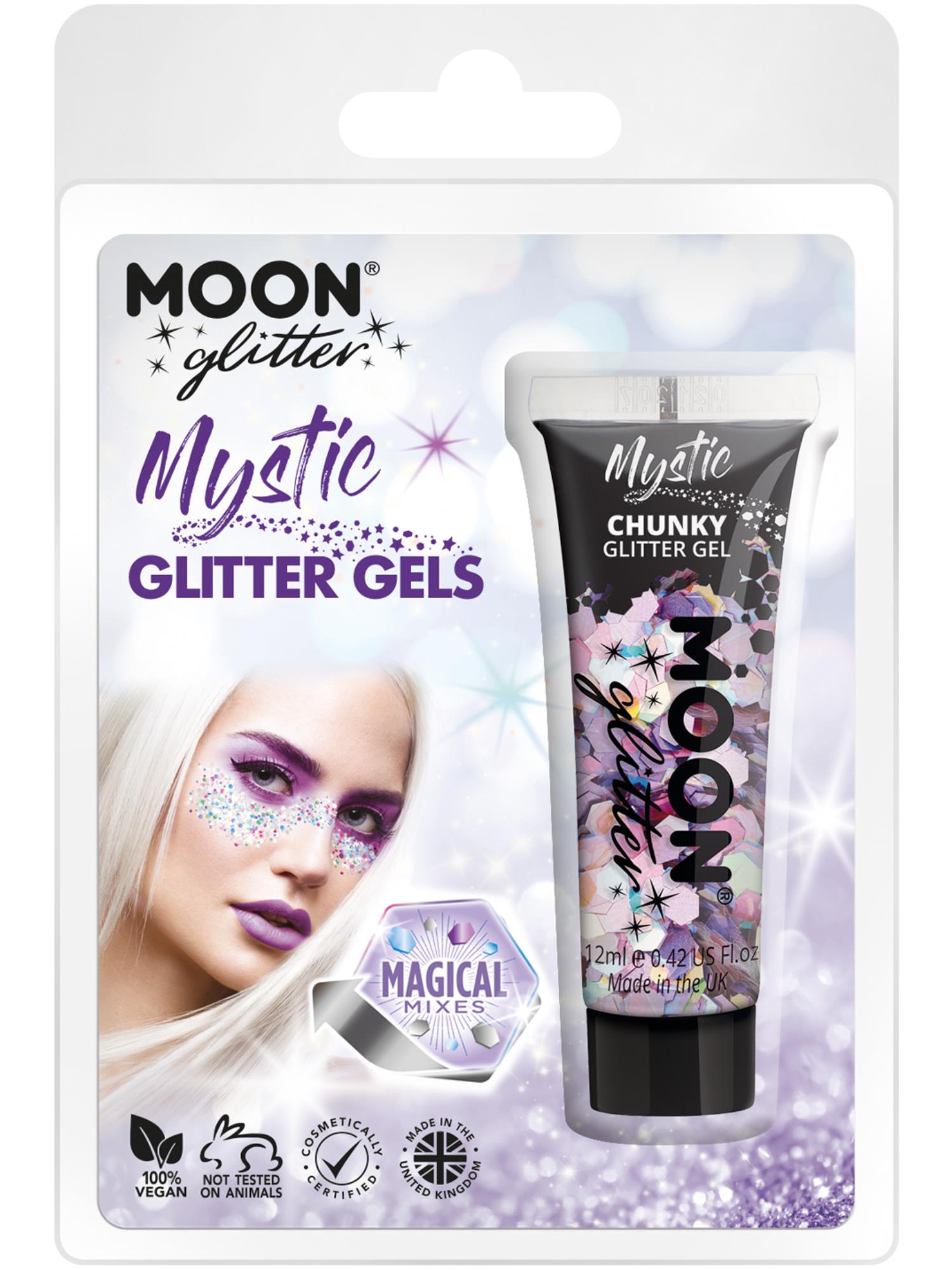 Moon Glitter Mystic Chunky Glitter Gel, Clamshell 1