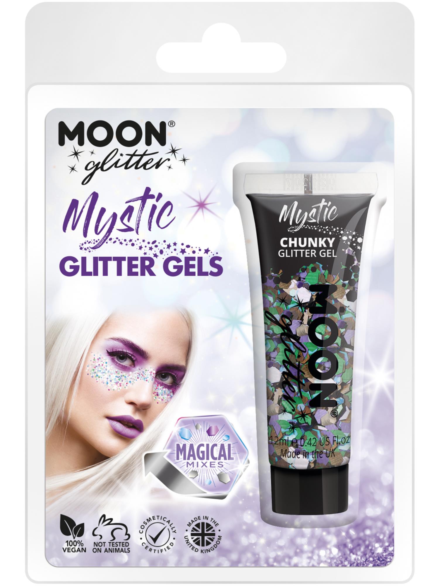 Moon Glitter Mystic Chunky Glitter Gel, Clamshell 1