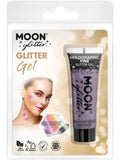 Moon Glitter Holographic Fine Glitter Gel, Purple 1