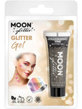 Moon Glitter Holographic Fine Glitter Gel, Black 1