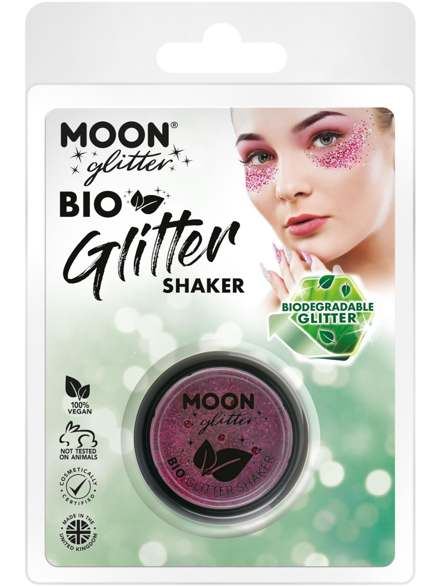Moon Glitter Bio Glitter Shakers, Dark Rose 1