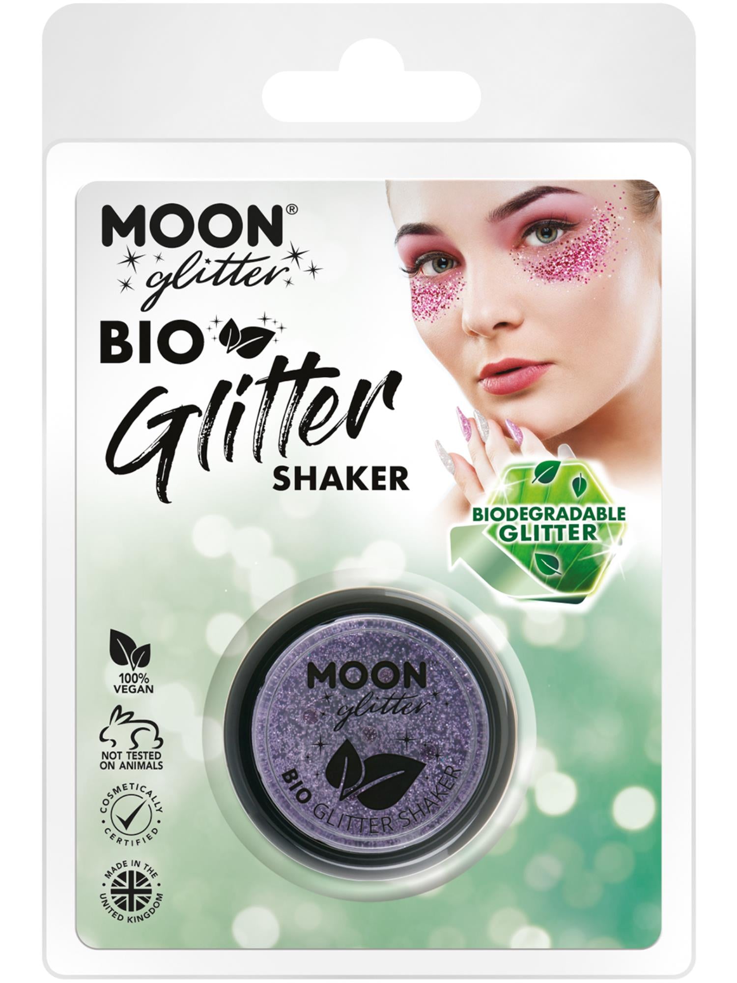 Moon Glitter Bio Glitter Shakers, Lavender 1