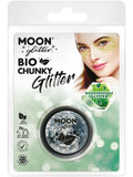 Moon Glitter Bio Chunky Glitter, Silver 1