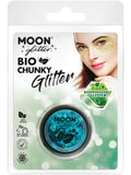 Moon Glitter Bio Chunky Glitter, Blue 1