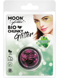 Moon Glitter Bio Chunky Glitter, Dark Rose 1