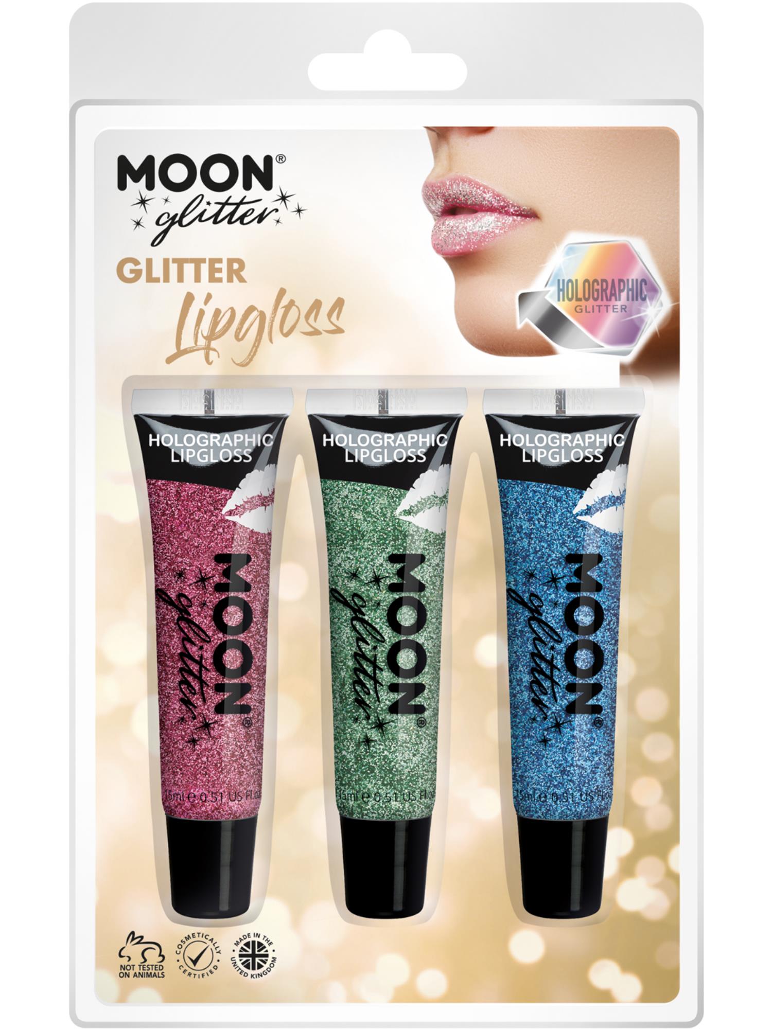 Moon Glitter Holographic Glitter Lipgloss, 1