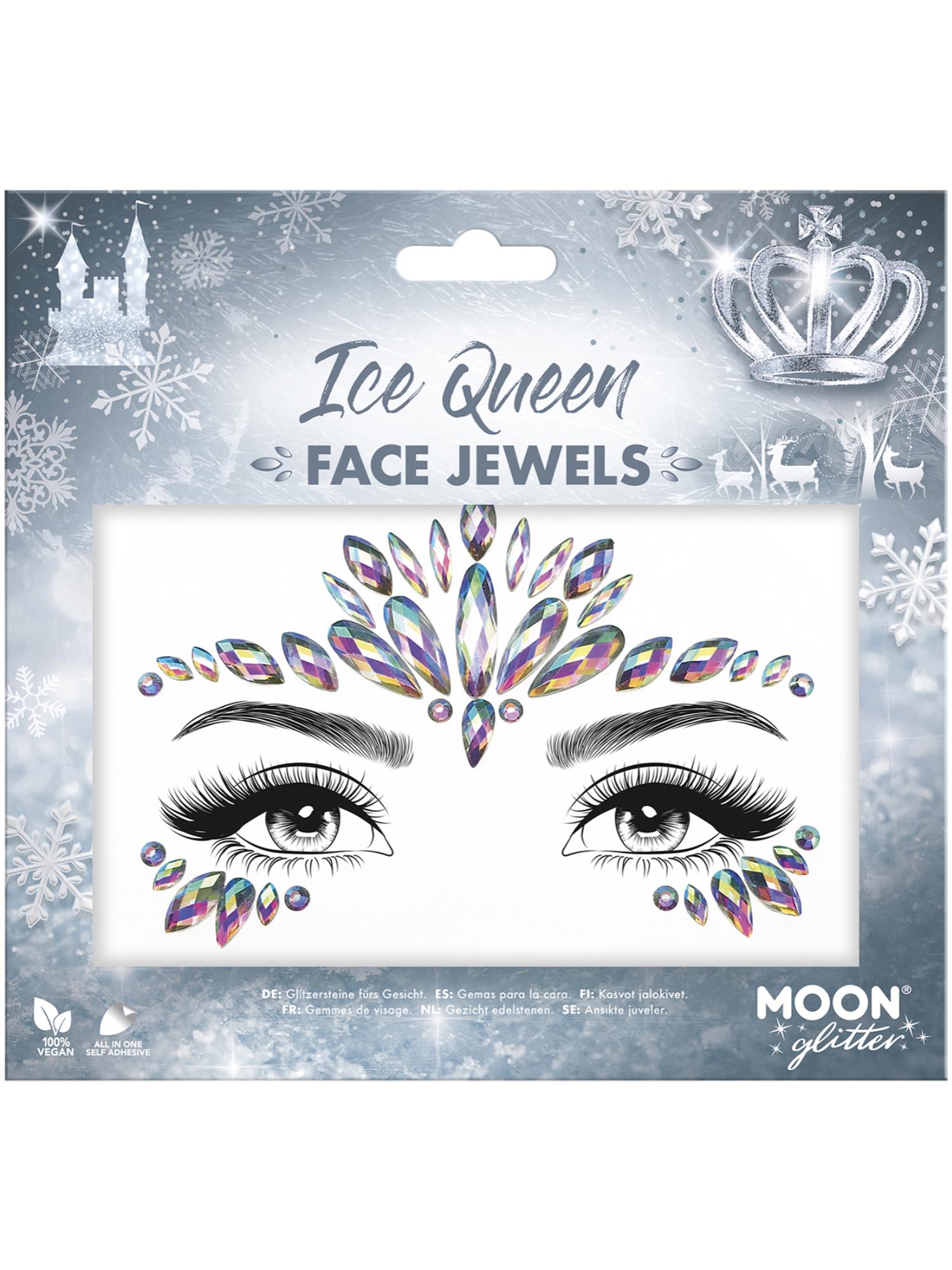 Moon Glitter Face Jewels, Ice Queen 1
