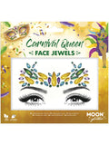 Moon Glitter Face Jewels, Carnival Queen 1