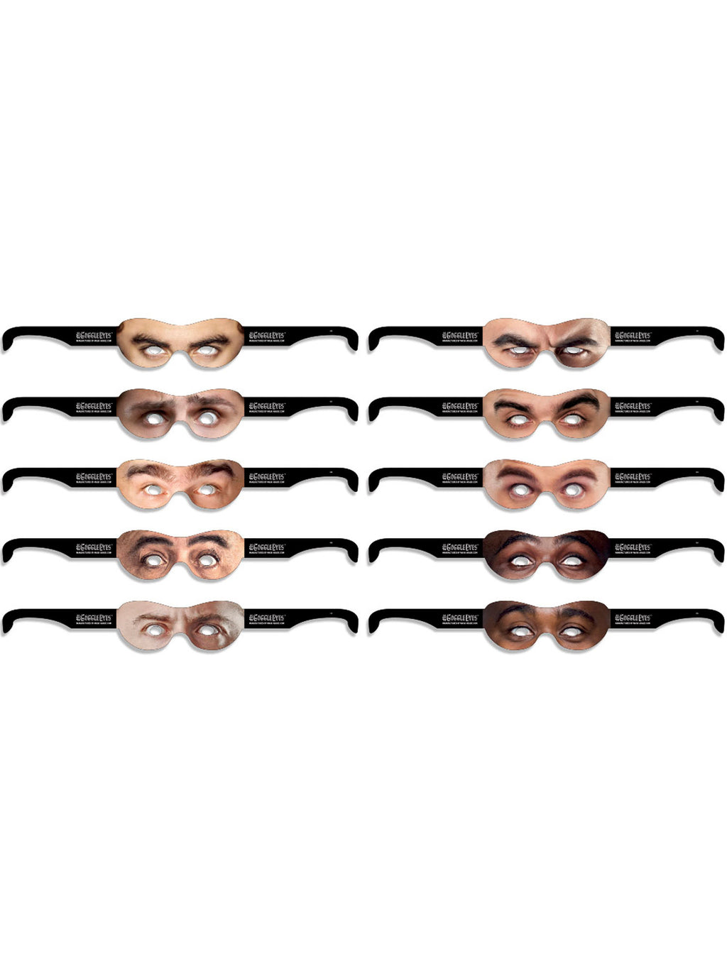 Guys Goggle Eyes Pack 3