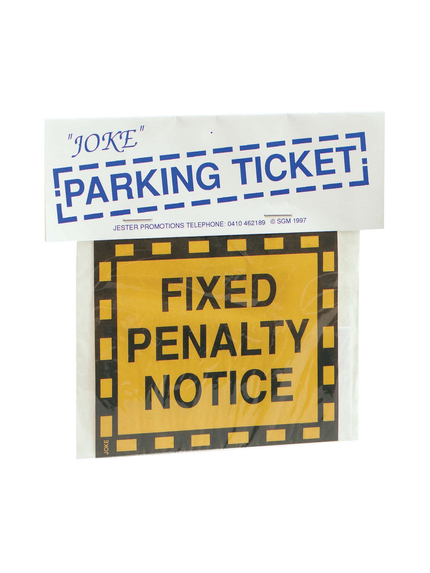 Joke Parking Ticket 1