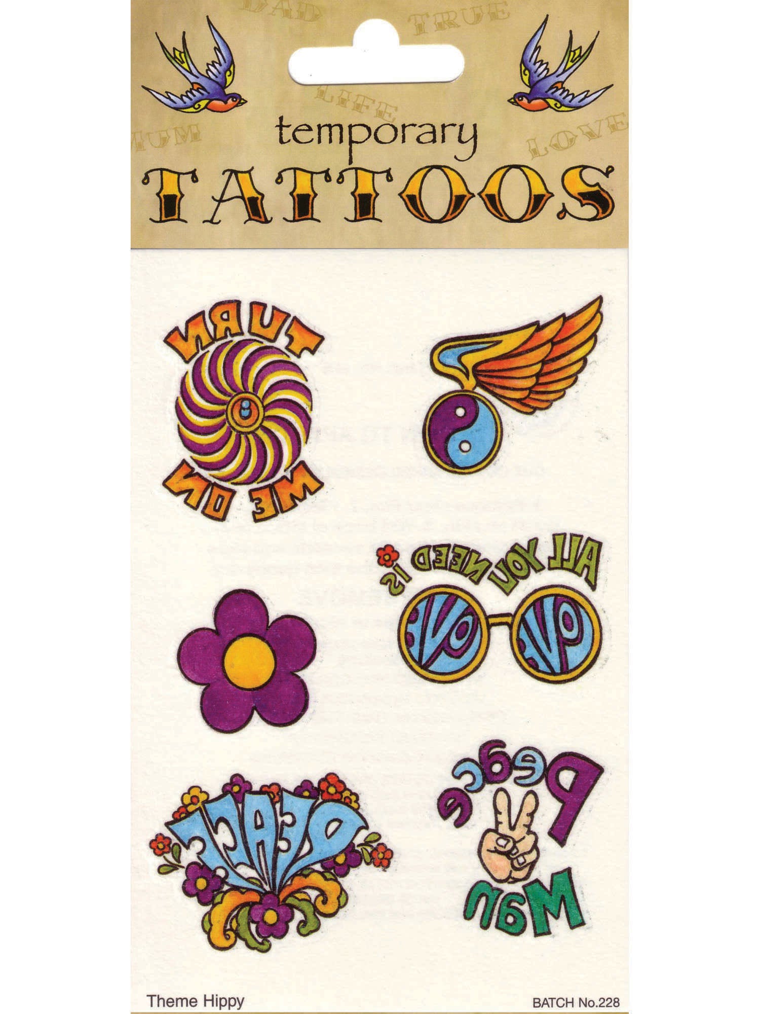 Tattoos Theme 70's(6/card) 1