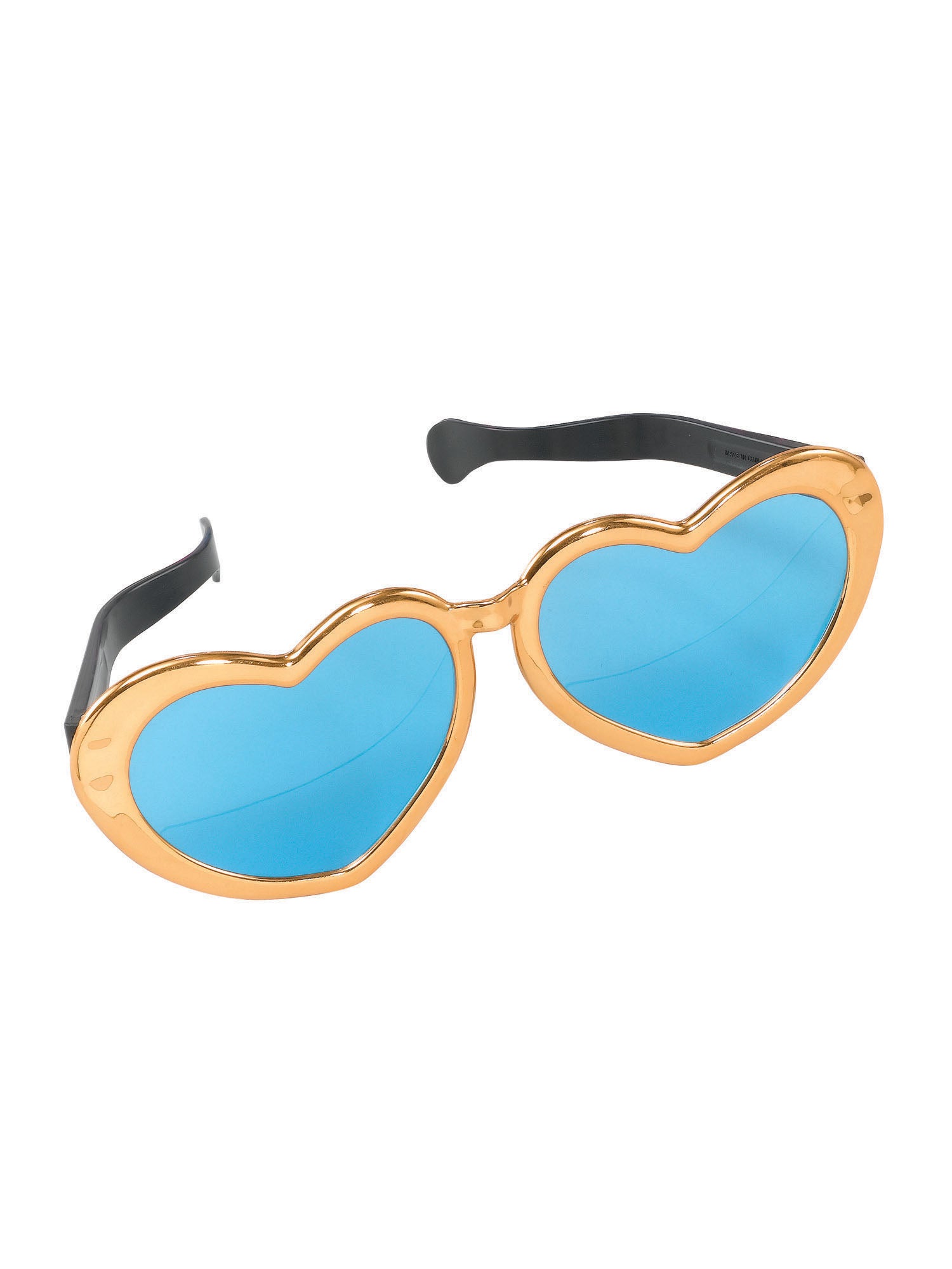 Jumbo Metallic Heart Sunglasses 5