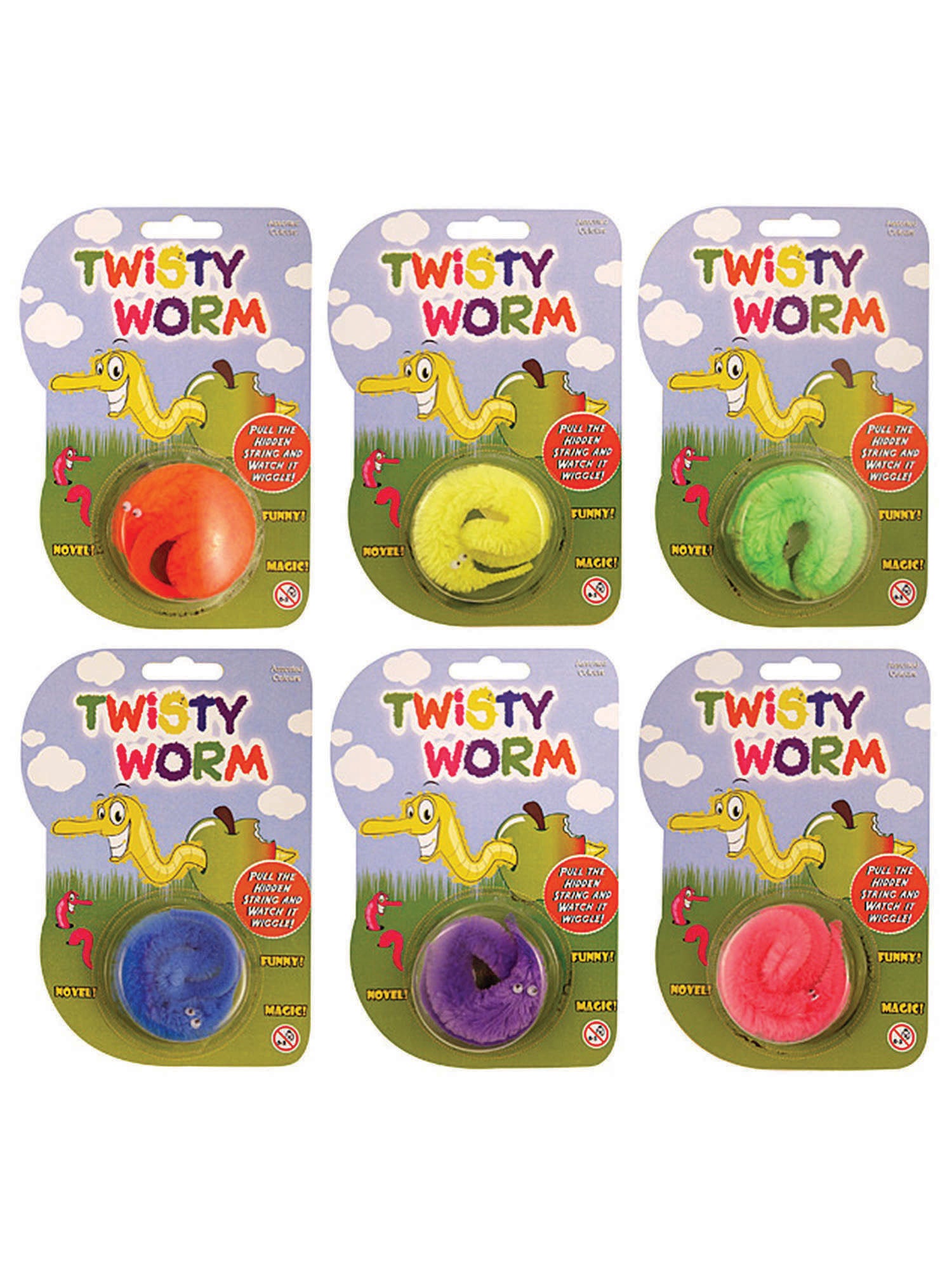 Twisty Worm (Asstd Colours) 1