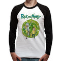 Rick And Morty Portal Long-Sleeve Baseball Shirt 1