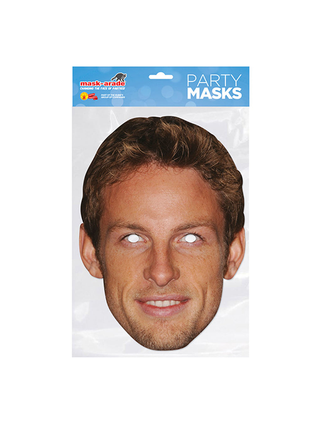 Jenson Button Celebrity Face Mask 1