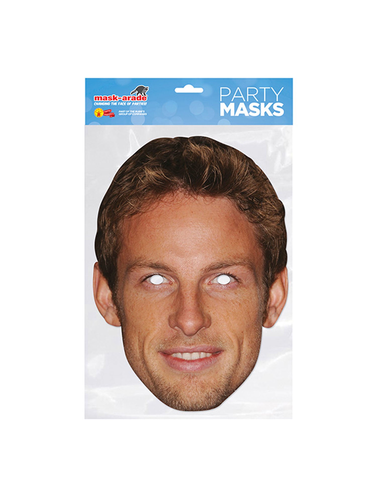 Jenson Button Celebrity Face Mask 2