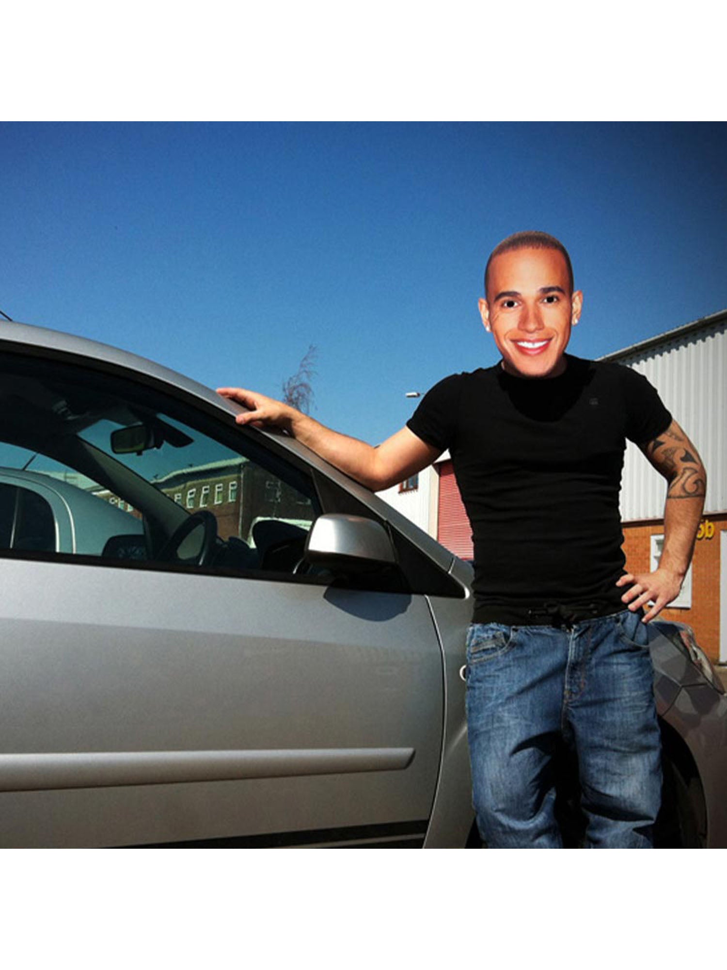 Lewis Hamilton Celebrity Face Mask 4