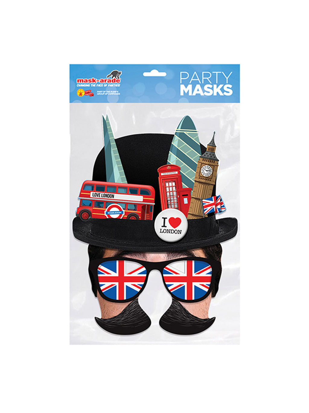 London Bowler Hat Tourist Mask 2