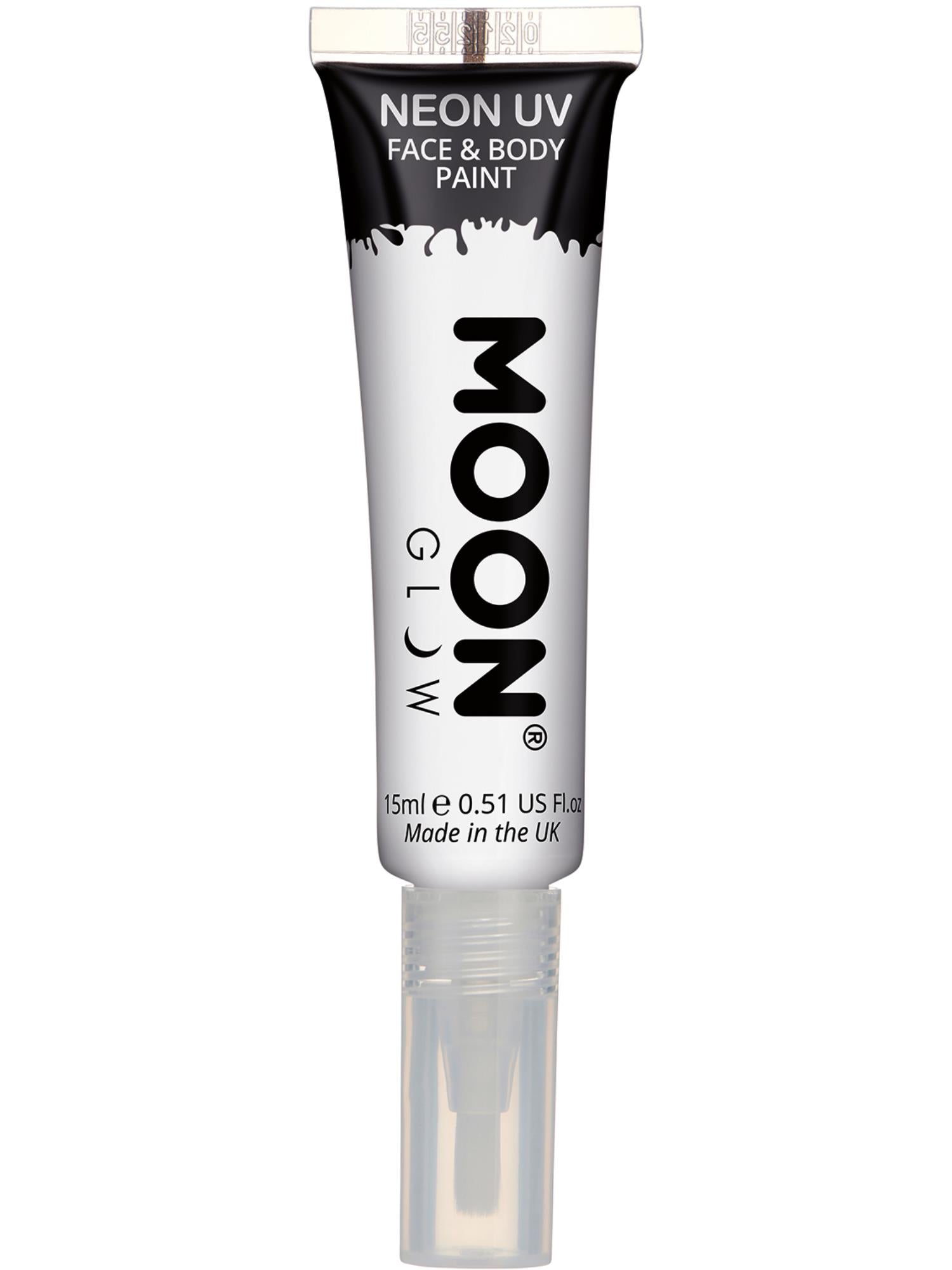 Moon Glow Intense Neon UV Face Paint, White 1