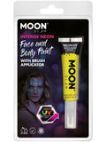 Moon Glow Intense Neon UV Face Paint, Yellow 1