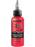 Moon Glow - Glow in the Dark Fabric Paint, Red 1
