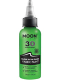 Moon Glow - Glow in the Dark Fabric Paint, Green 1