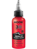 Moon Glow - Neon UV Intense Fabric Paint, Red 1