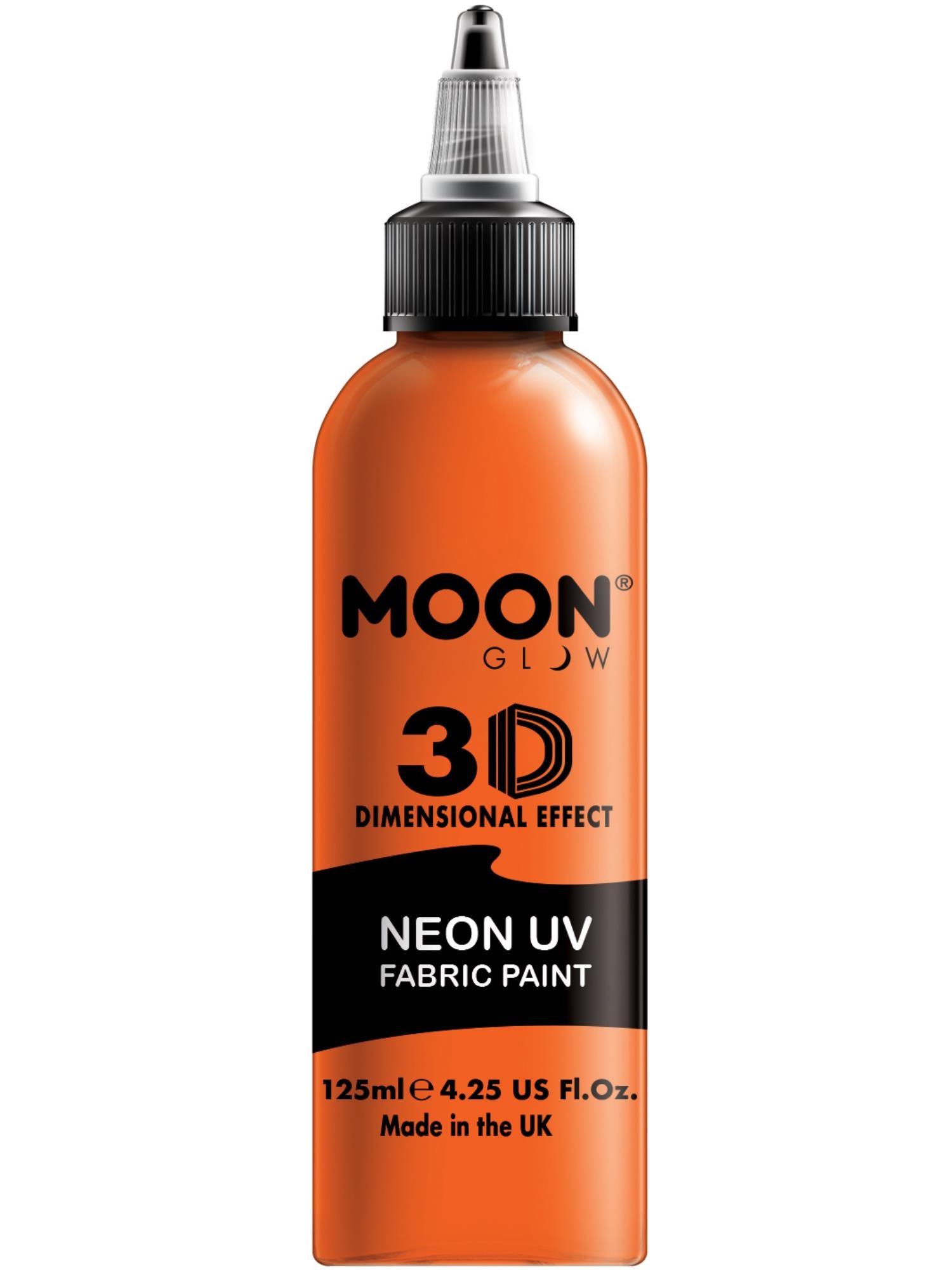 Moon Glow - Neon UV Intense Fabric Paint, Orange 1