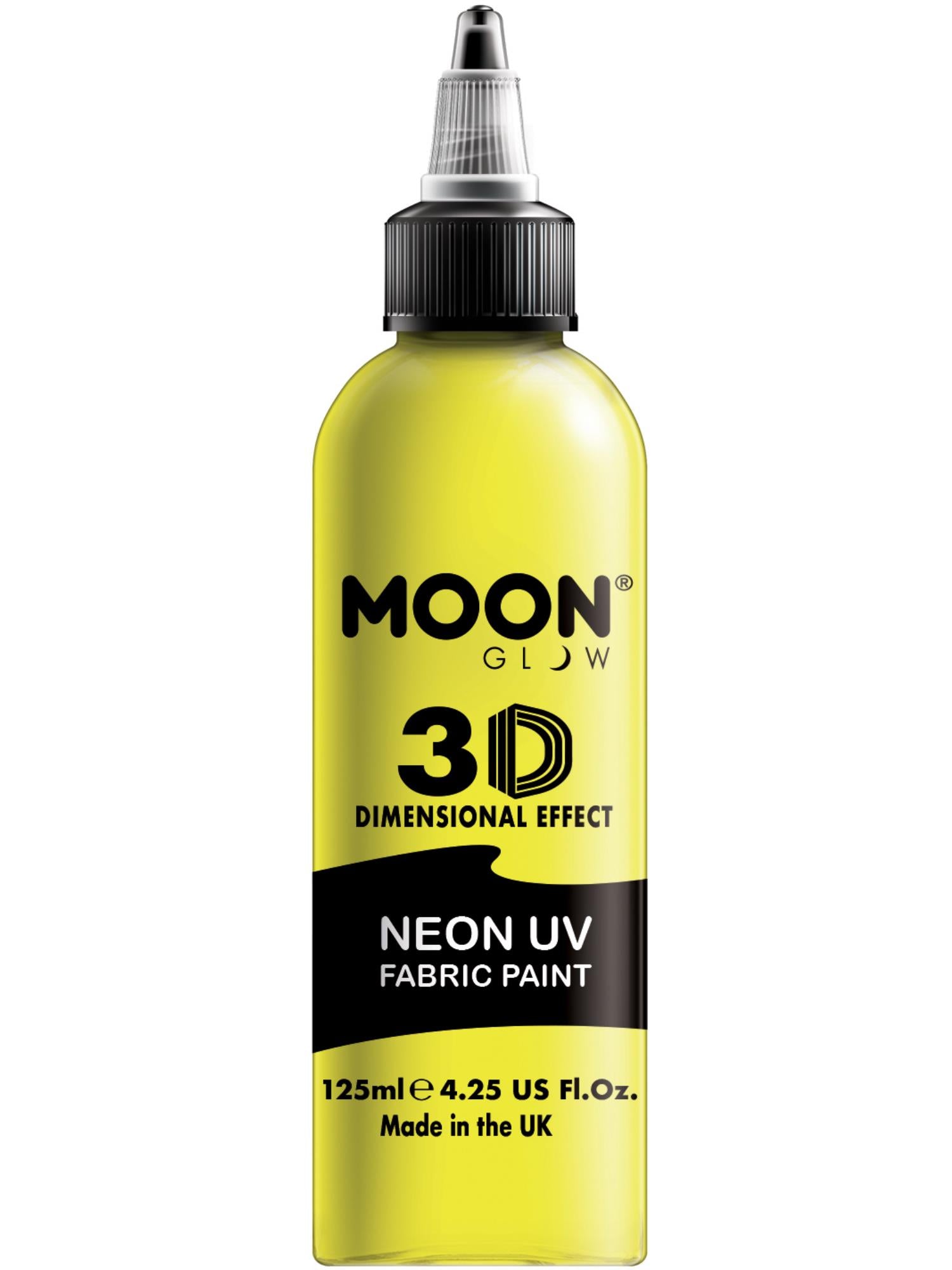 Moon Glow - Neon UV Intense Fabric Paint, Yellow 1