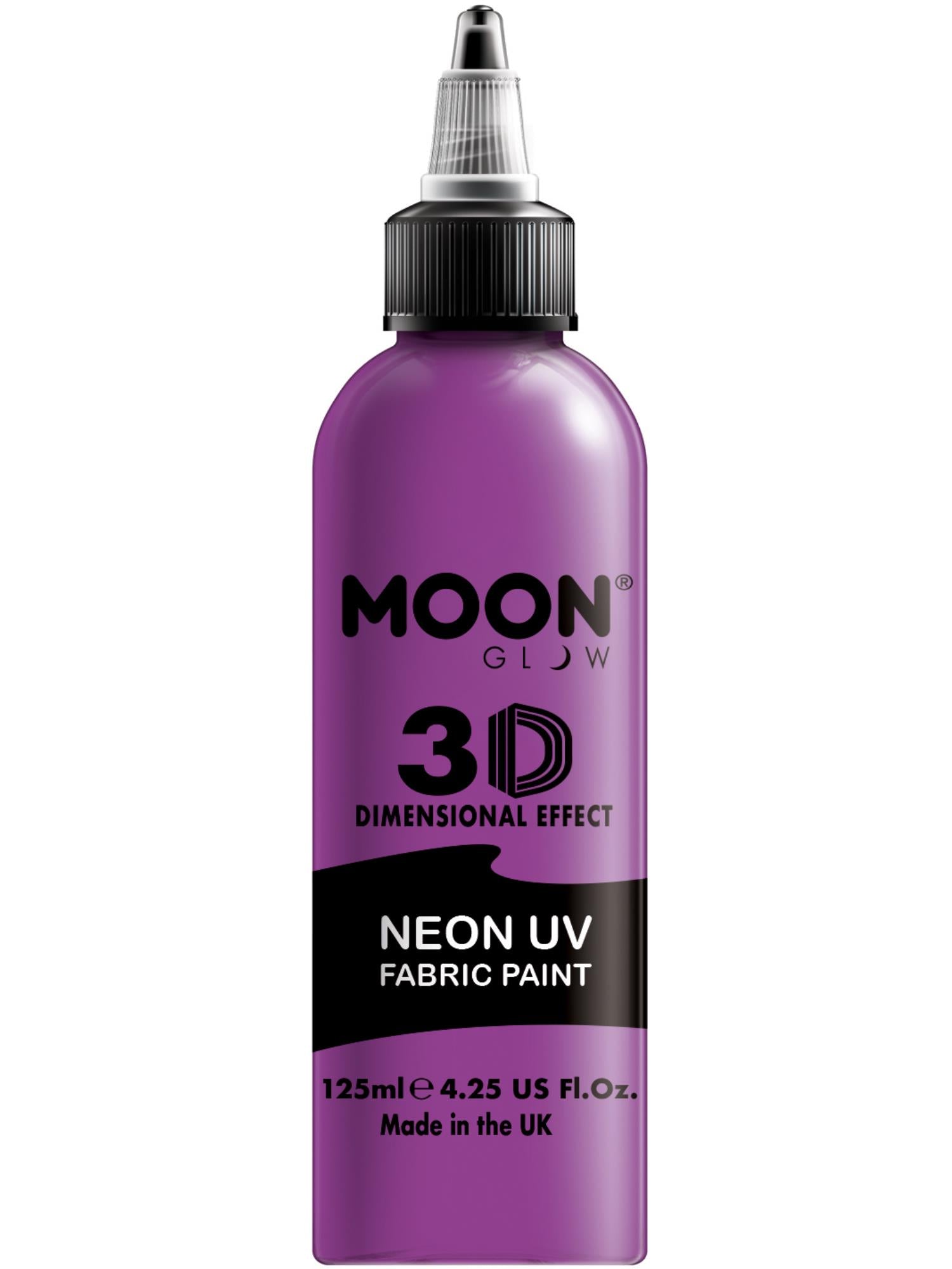 Moon Glow - Neon UV Intense Fabric Paint, Purple 1