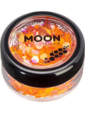 Moon Glow - Neon UV Chunky Glitter, Orange 1